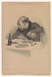 Homme lisant (Caricaturana)