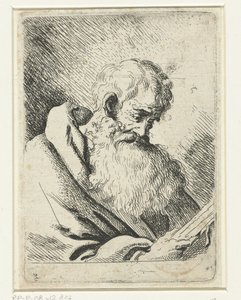 Vieil homme lisant - Anonymous