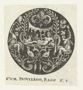 Médaillon avec Léda - Anonymous