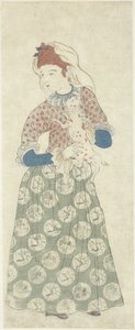 Femme néerlandaise avec son chien