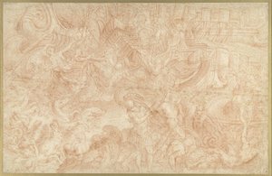 Neptune intervient dans une bataille navale - Anonymous