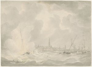 Explosion du bateau de Jan van Speijk, 1831
