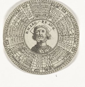Médaille avec le portrait de Léon III et les noms des empereurs byzantins - Anonymous
