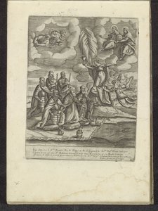 Pius V, Philippe II, Alvise I Mocenigo, Sebastiano Vernier, Marcantonio Colonna et Don Juan d