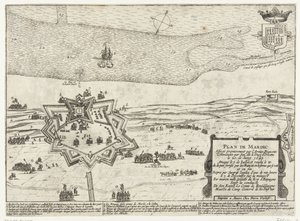 Plan du fort Mardijk, 1645 - Anonymous