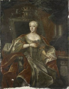 Portrait de la princesse Charlotte Amalie, fille de Frédéric IV, roi du Danemark