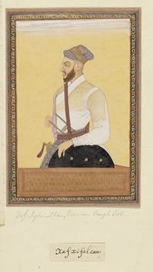 Portrait de Saf-shikan Khan, ancien vizir d