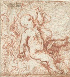 Putto dans un paysage