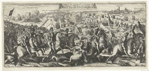 Combat de cavaliers à Arras, 1640 - Anonymous