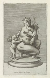 Sculpture de Vénus et Amour - Anonymous