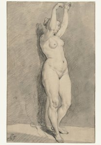 Nu féminin debout