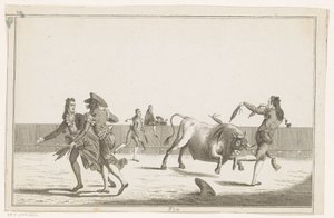 Taureau défié avec banderilles (Collection des principales suertes d