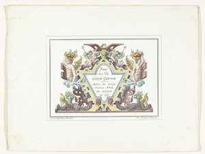 Page de titre pour la série de gravures de costumes en fac-similé Habitus Variarum Gentium - Anonymous