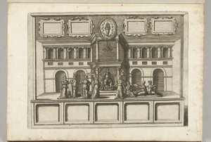 Scène avec vertus et vices, 1594 - Anonymous