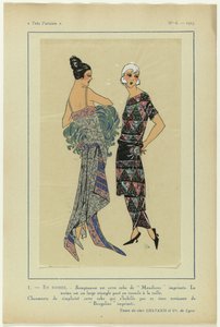 Très Parisien, 1923, No 6: 1 - EN SOIRÉE. - Somptueuse est cette robe... - Anonymous