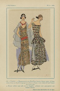 Très Parisien, 1923, No 7: 14.- CASINO. / 1. Somptueuse est cette Scintillante...