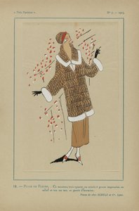 Très Parisien, 1923, No 7: 18.- Pluie de fleurs - Anonymous