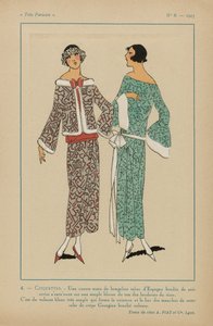Très Parisien, 1923, No 8: 4. - COQUETTES. / Une courte veste... - Anonymous