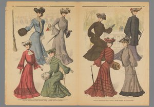 Deux pages de La Mode du Petit Journal, 10 novembre 1902