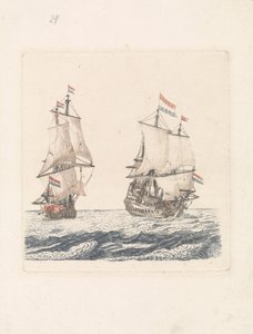 Deux voiliers en mer