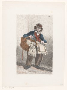 Vendeur de gravures