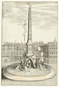 Fontaine des Quatre Fleuves (Architectura Curiosa Nova)