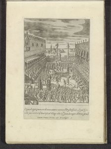 Célébration du Jeudi Gras sur la Piazzetta à Venise - Anonymous
