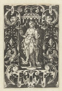 Décoration plate avec la Vue - Anonymous