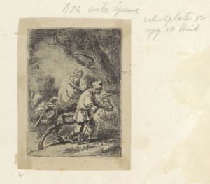 Fuite en Égypte : petite plaque