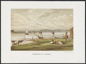 Pont de Waal à Zaltbommel, 1869 - Anonymous
