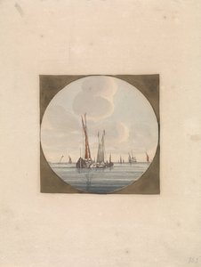 Voiliers sur une mer calme - Anonymous