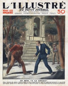 Un duel équitable : Gustave Hoyau et Alfred Lessene se sont rencontrés la nuit sur la place des Innocents aux Halles et se sont battus au couteau