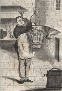 Anthelme Collet au bagne de Rochefort. Gravure dans « Histoire des bagnes depuis leur création à nos jours » (1877) par Pierre Zaccone.