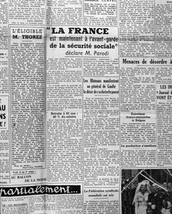 Article sur la sécurité sociale : « La France est maintenant à l