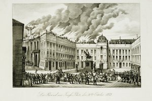 Josefsplatz en feu ...