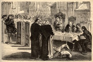 Bretagne - Louis II de La Trémoille (1460-1525) devant Louis d