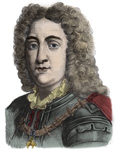 Charles VI, Empereur romain germanique (1685-1740) - Charles de Habsbourg (Karl von Habsburg) (Charles VI du Saint-Empire) 1685-1740 - Gravure