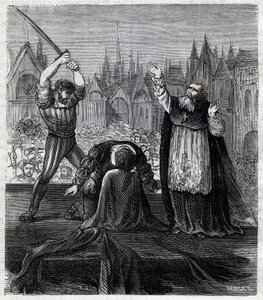 Décapitation du comte Egmont et de Hoorn (1568) à Bruxelles pendant la tyrannie espagnole aux Pays-Bas - Guerre de Quatre-Vingts Ans (1568-1648) : la décollation de Lamoral, comte d