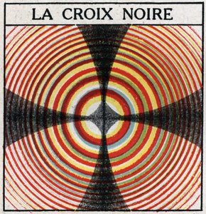 Double réfraction : la croix noire. Illustration anonyme de 1925. Collection privée.