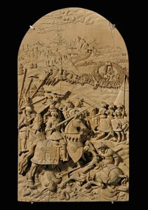 Huit reliefs sculptés, cerise ... (relief)