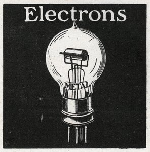 Phénomènes électriques : électrons. Illustration anonyme de 1925. Collection privée.
