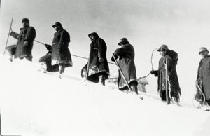 Première Guerre mondiale : chasseurs alpins italiens (alpino ou alpini) lors d