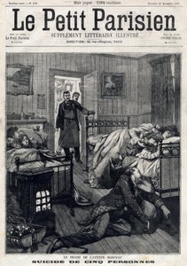 Cinq suicides avenue Marceau à Paris. Dans « Le Petit Parisien » du 21/11/1897. Collection privée