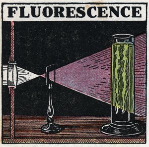 Fluorescence : preuve de la fluorescence des corps. Illustration anonyme de 1925. Collection privée. - Anonymous Anonymous