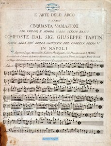 Frontispice de la partition musicale de L