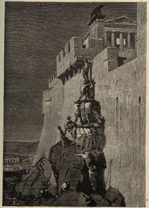 Les Gaulois tentant de s