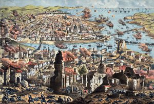 Intérieur de Sébastopol, destruction de la ville par les Russes, leur retraite - Anonymous Anonymous