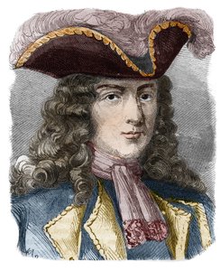 Jean-Bernard Louis de Saint Jean, Baron de Pointis (1645-1707), amiral et corsaire français. Gravure du XIXe siècle. Collection privée. - Anonymous Anonymous