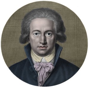 Johann Wolfgang von Goethe (1749-1832). Écrivain allemand. Gravure du 19ème siècle - Portrait de Johann Wolfgang Goethe - Anonymous Anonymous