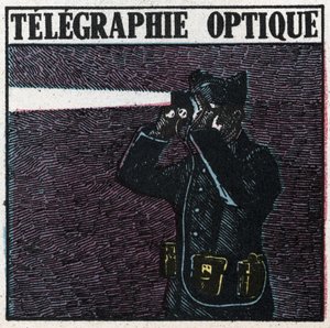 Signaux lumineux : télégraphie optique. Illustration anonyme de 1925. Collection privée. - Anonymous Anonymous
